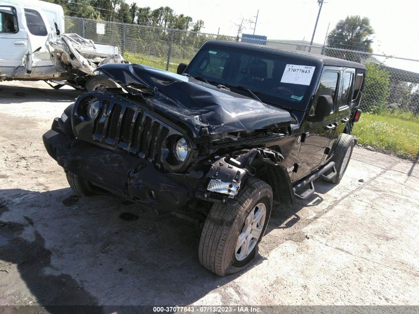 1C4HJXDN5LW226860 Jeep Wrangler Unlimited SPORT S 2