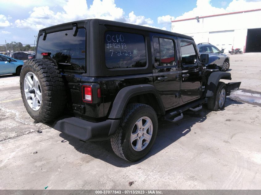 1C4HJXDN5LW226860 Jeep Wrangler Unlimited SPORT S 4