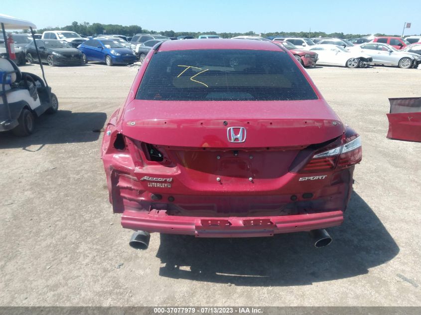 2017 HONDA ACCORD SEDAN SPORT - 1HGCR2E56HA092581