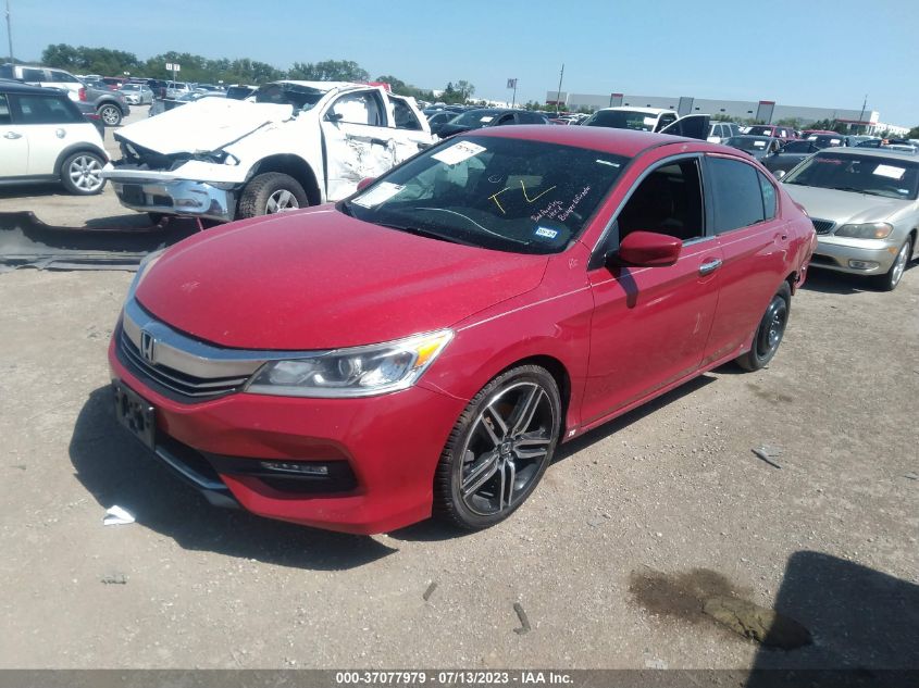 2017 HONDA ACCORD SEDAN SPORT - 1HGCR2E56HA092581