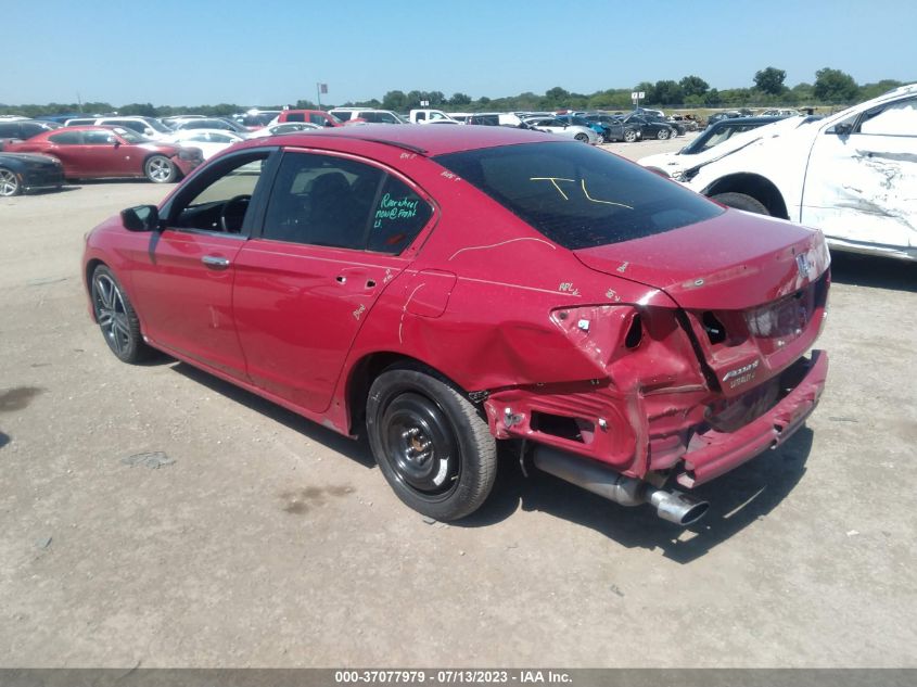 2017 HONDA ACCORD SEDAN SPORT - 1HGCR2E56HA092581