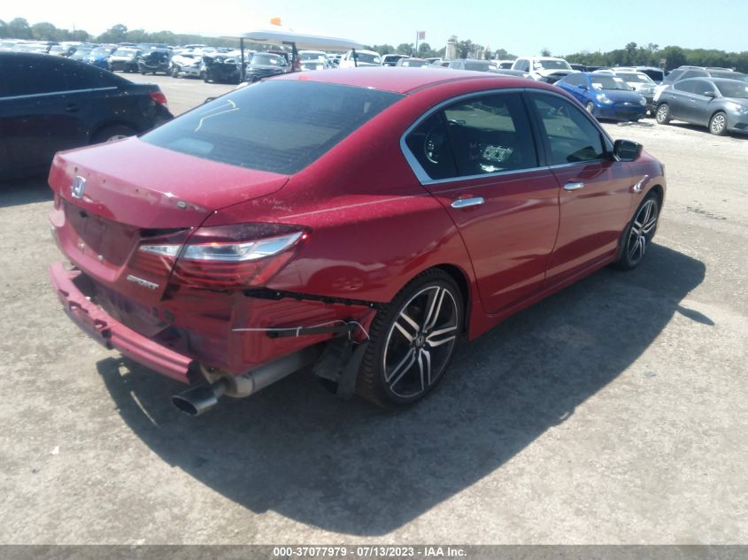 2017 HONDA ACCORD SEDAN SPORT - 1HGCR2E56HA092581
