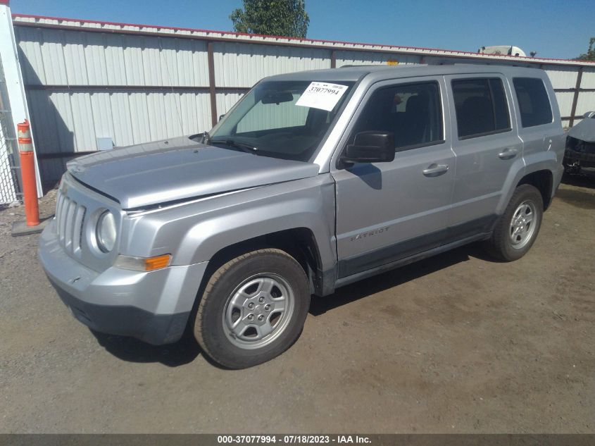 2013 JEEP PATRIOT SPORT - 1C4NJRBB9DD165128
