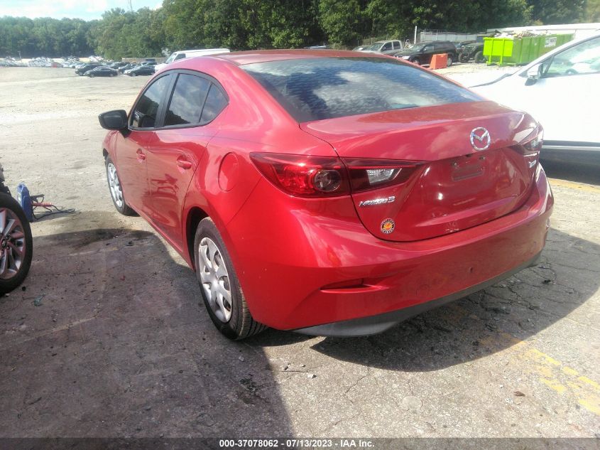 2016 MAZDA MAZDA3 I SPORT - 3MZBM1T70GM241170