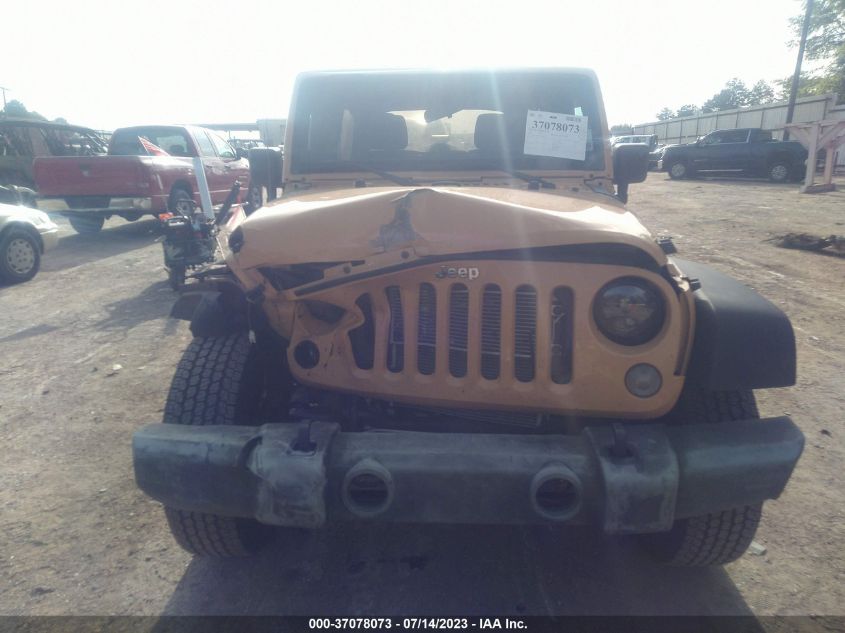 2014 JEEP WRANGLER UNLIMITED SPORT - 1C4BJWDGXEL229906