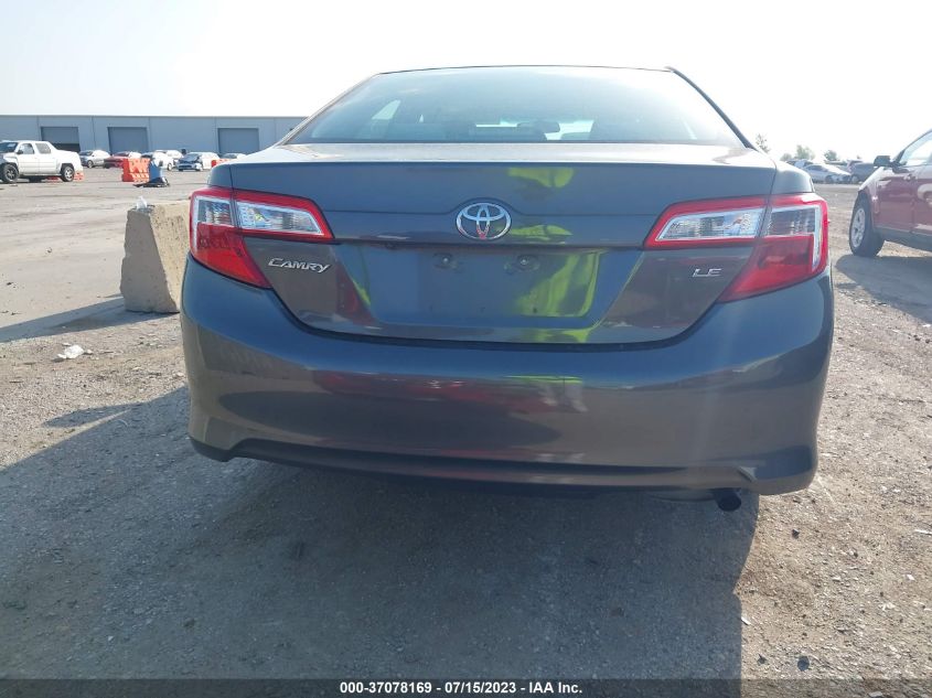 2014 TOYOTA CAMRY L/LE/XLE/SE/SE SPORT - 4T1BF1FK6EU418404