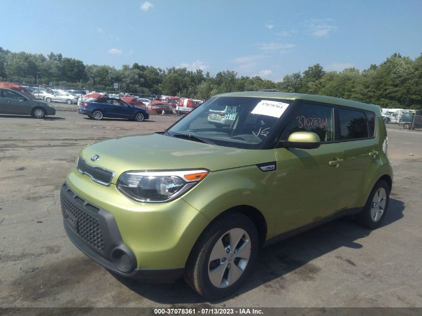 2016 KIA SOUL BASE - KNDJN2A26G7821154