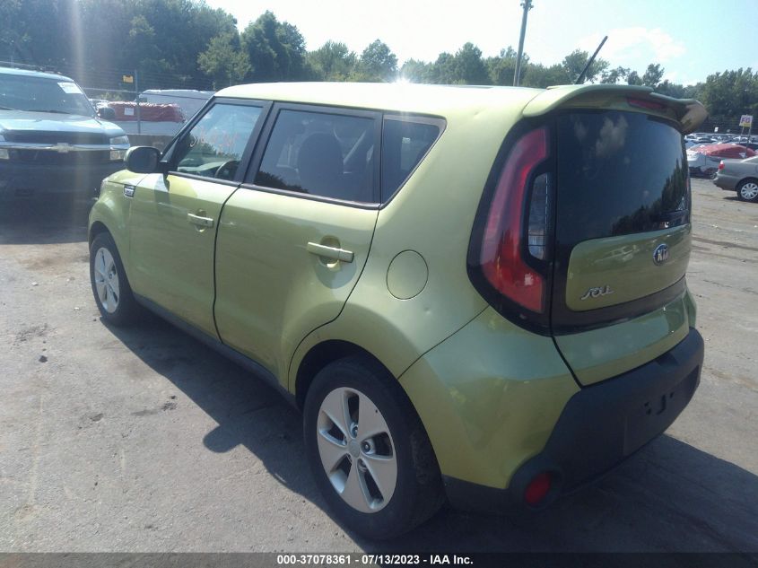 2016 KIA SOUL BASE - KNDJN2A26G7821154