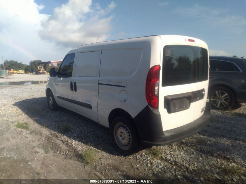 2016 RAM PROMASTER CITY CARGO VAN TRADESMAN - ZFBERFAT3G6B64587