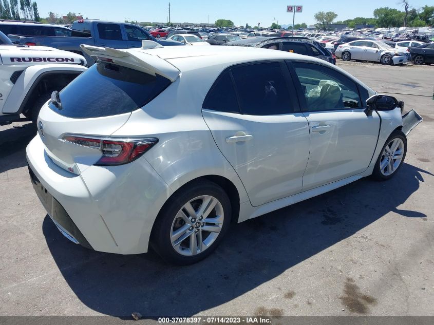 2019 TOYOTA COROLLA HATCHBACK SE/XSE JTNK4RBE5K3042283