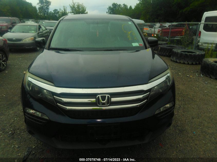 2016 HONDA PILOT LX - 5FNYF6H1XGB037294