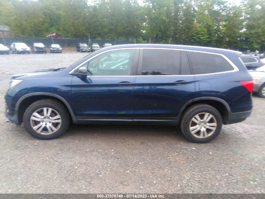 2016 HONDA PILOT LX - 5FNYF6H1XGB037294