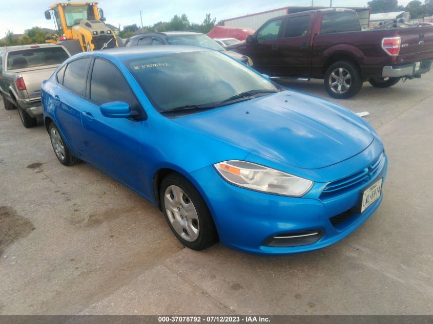 2016 DODGE DART SE - 1C3CDFAA8GD516660