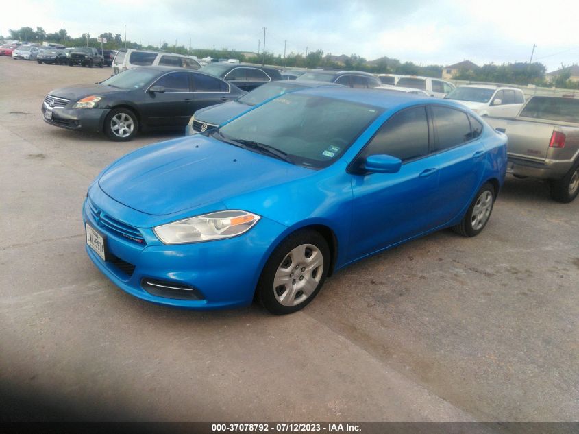 2016 DODGE DART SE - 1C3CDFAA8GD516660