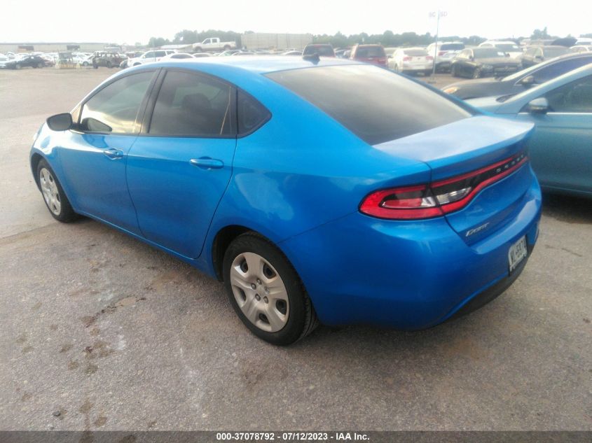 2016 DODGE DART SE - 1C3CDFAA8GD516660