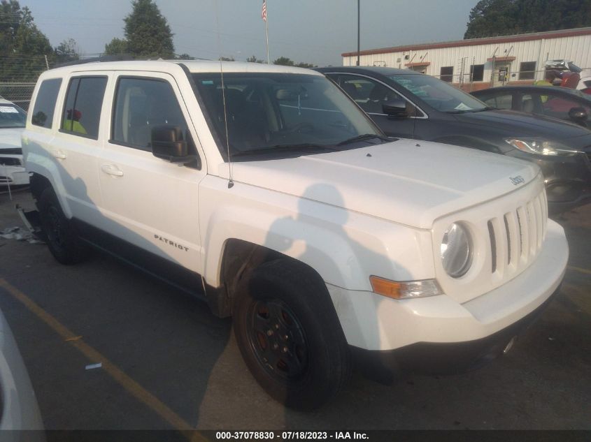 2017 JEEP PATRIOT SPORT - 1C4NJPBB1HD120422
