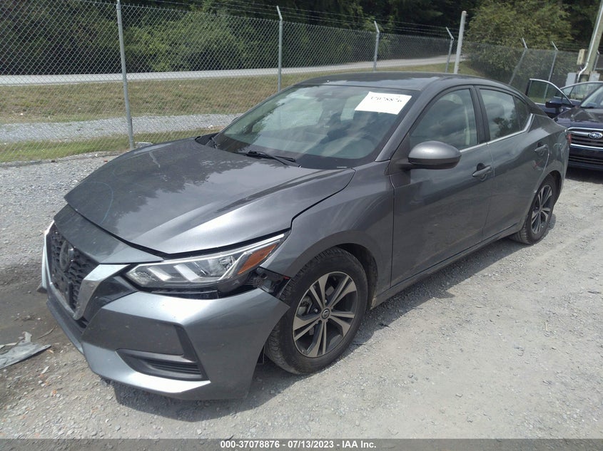 VIN 3N1AB8CV9MY236942 2021 NISSAN SENTRA SV