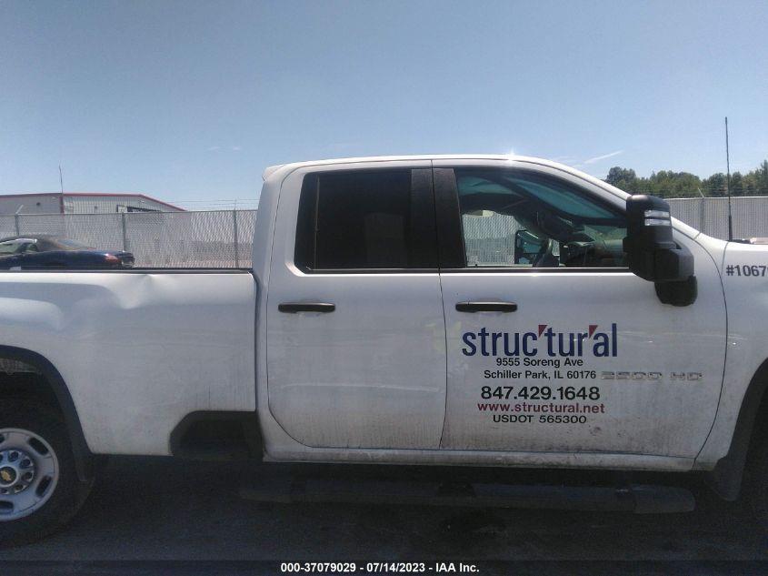 2022 CHEVROLET SILVERADO 2500HD WORK TRUCK - 1GC2YLE76NF204668