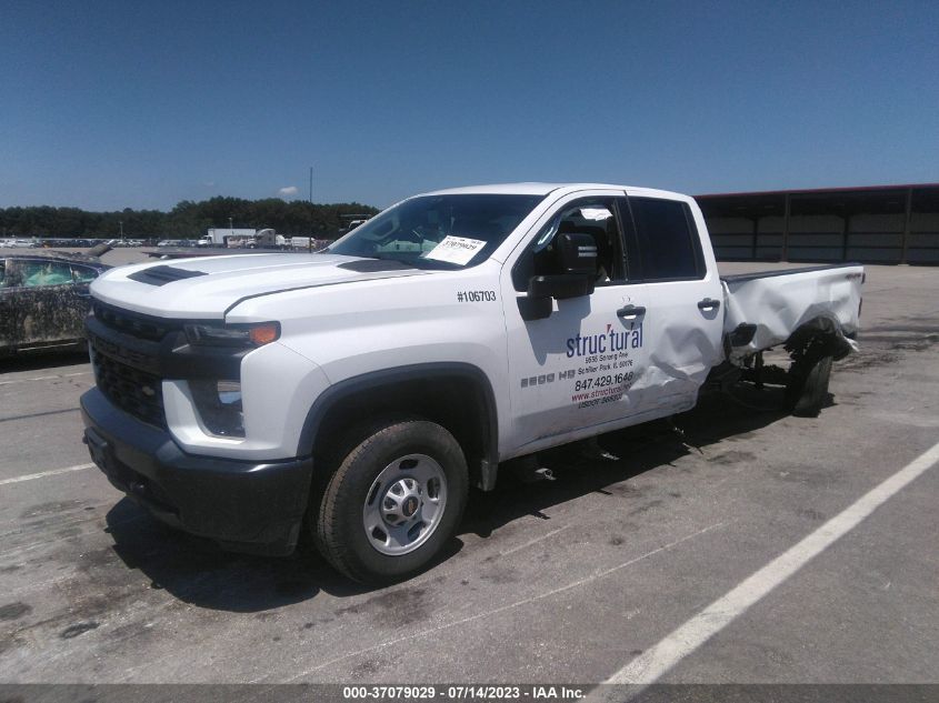 2022 CHEVROLET SILVERADO 2500HD WORK TRUCK - 1GC2YLE76NF204668