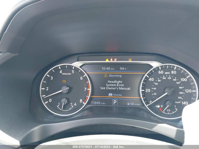 2019 NISSAN ALTIMA SR - 1N4BL4CV3KC199888