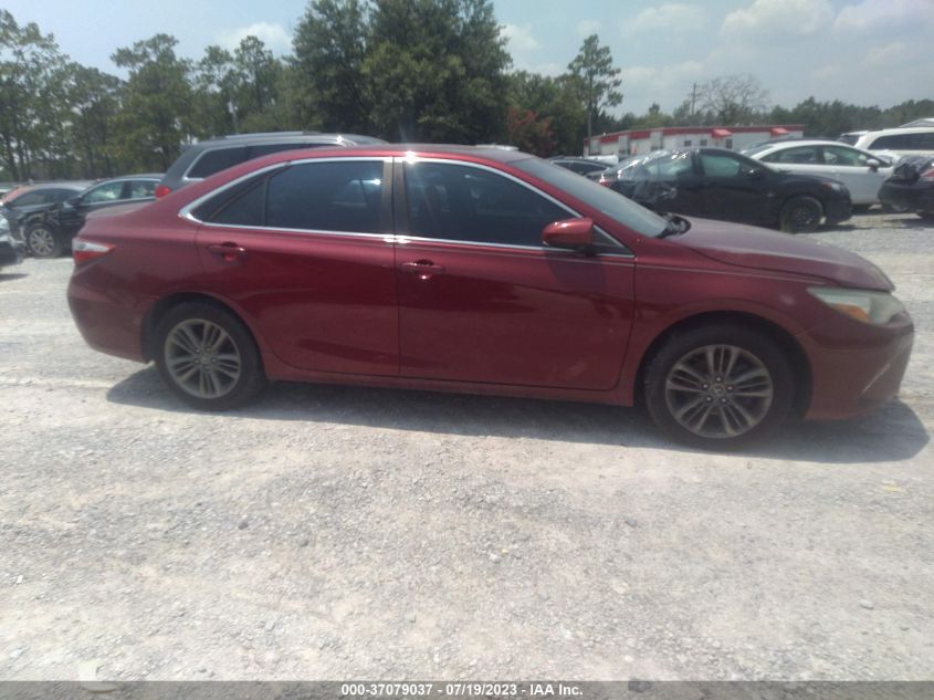 2016 TOYOTA CAMRY SE - 4T1BF1FK5GU557801