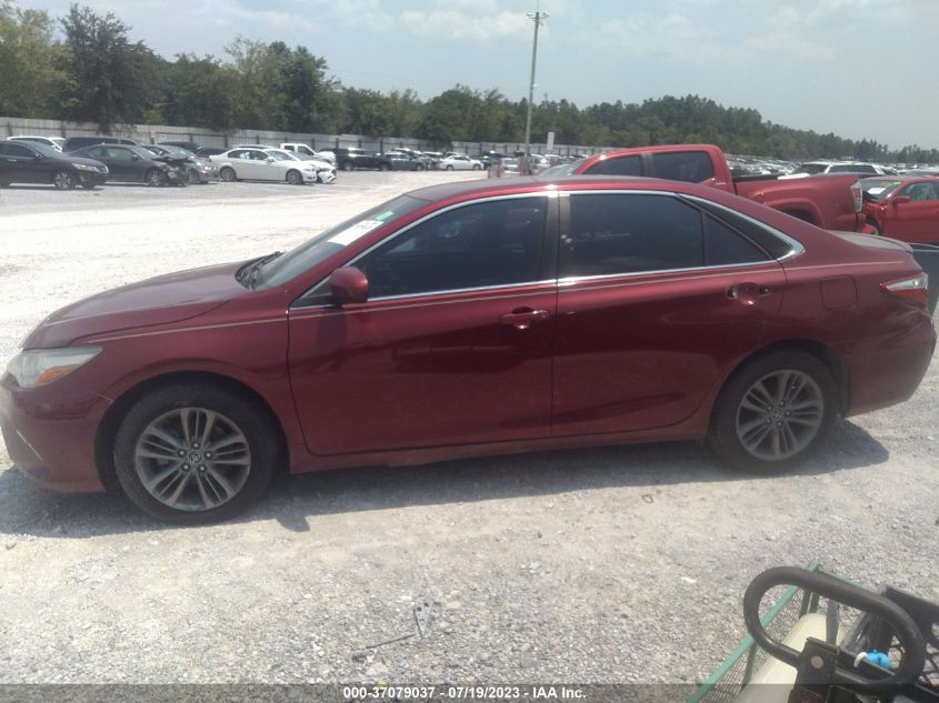 2016 TOYOTA CAMRY SE - 4T1BF1FK5GU557801