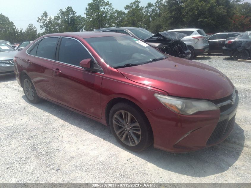 2016 TOYOTA CAMRY SE - 4T1BF1FK5GU557801