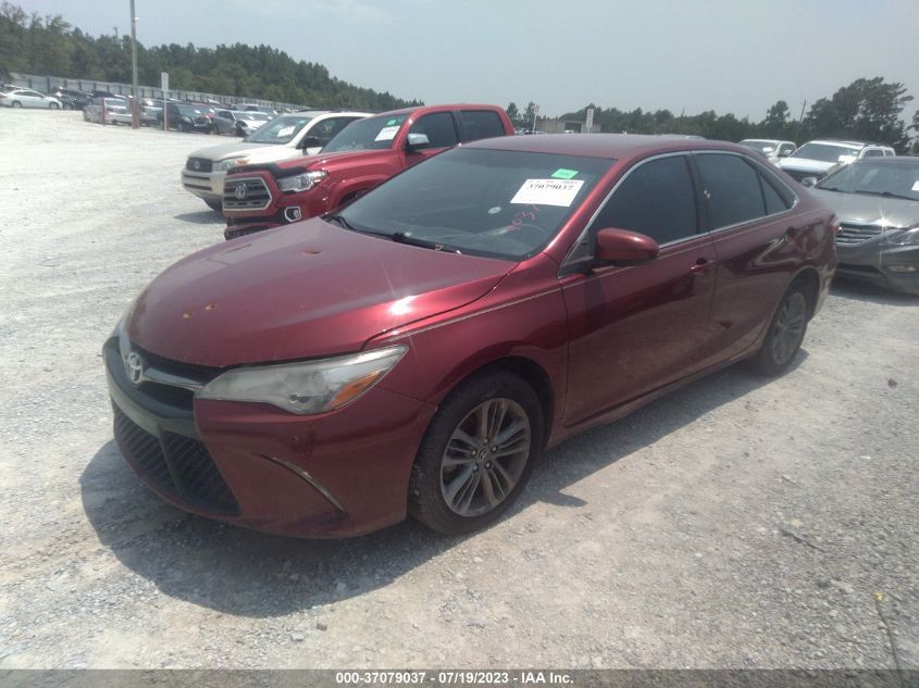 2016 TOYOTA CAMRY SE - 4T1BF1FK5GU557801