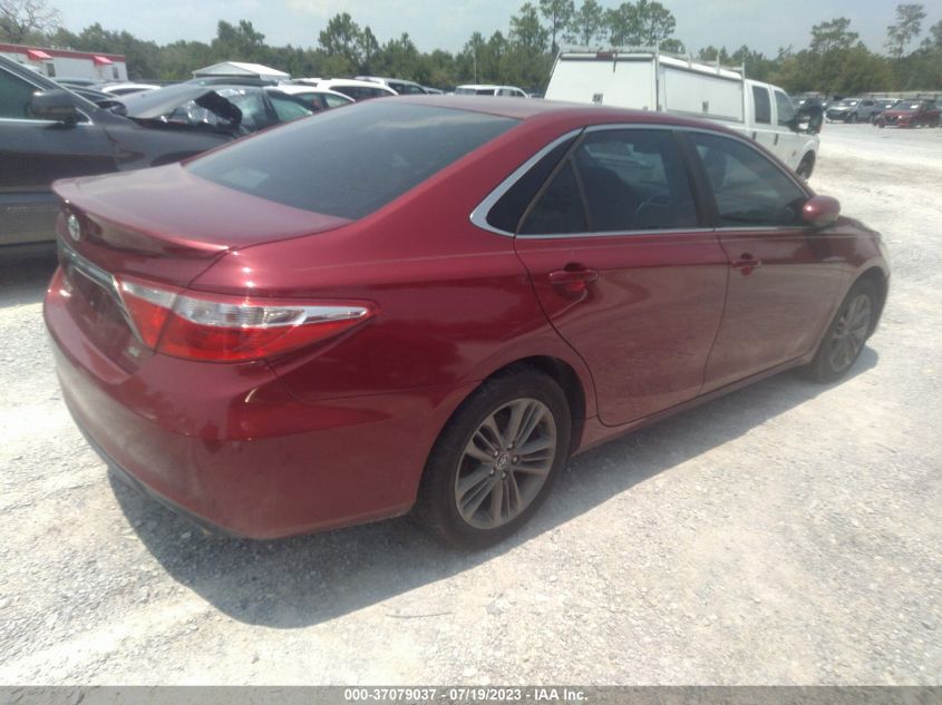 2016 TOYOTA CAMRY SE - 4T1BF1FK5GU557801
