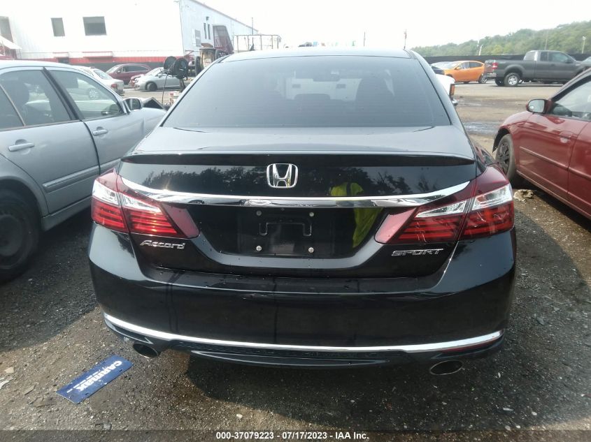 2016 HONDA ACCORD SEDAN SPORT - 1HGCR2F55GA245481