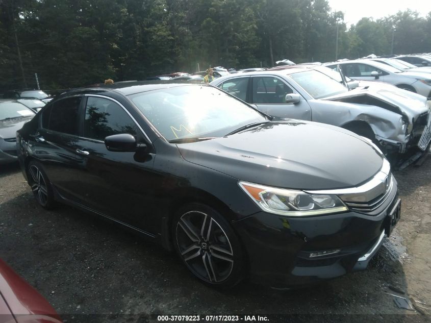 2016 HONDA ACCORD SEDAN SPORT - 1HGCR2F55GA245481