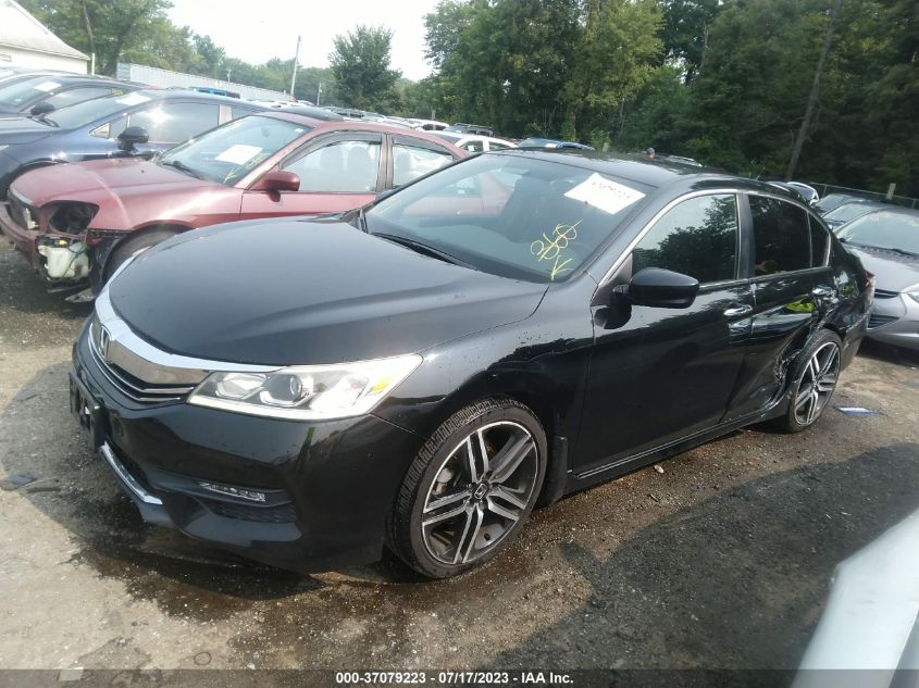 2016 HONDA ACCORD SEDAN SPORT - 1HGCR2F55GA245481