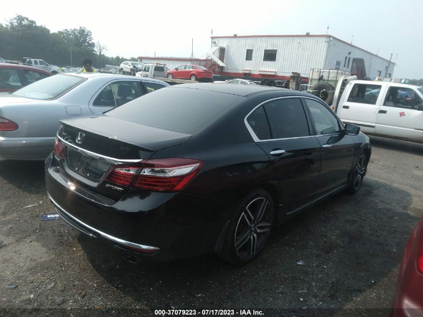 2016 HONDA ACCORD SEDAN SPORT - 1HGCR2F55GA245481