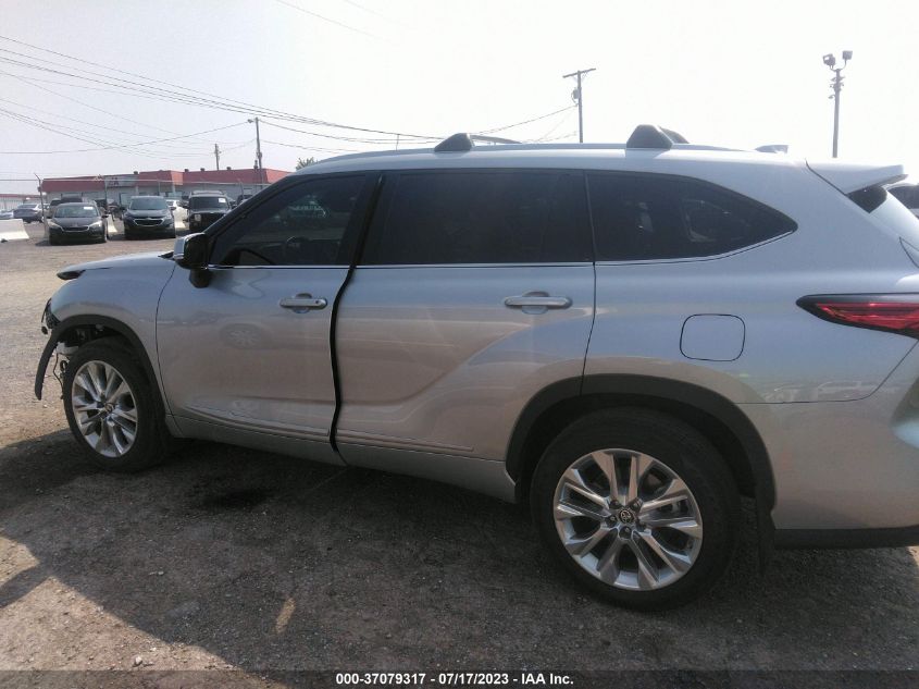 2022 TOYOTA HIGHLANDER LIMITED - 5TDDZRBH9NS216156