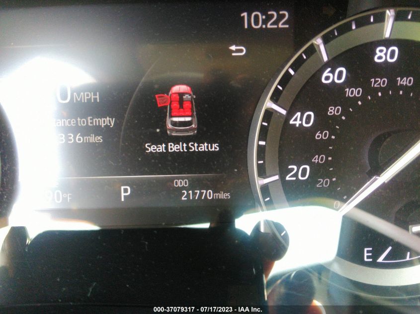 2022 TOYOTA HIGHLANDER LIMITED - 5TDDZRBH9NS216156