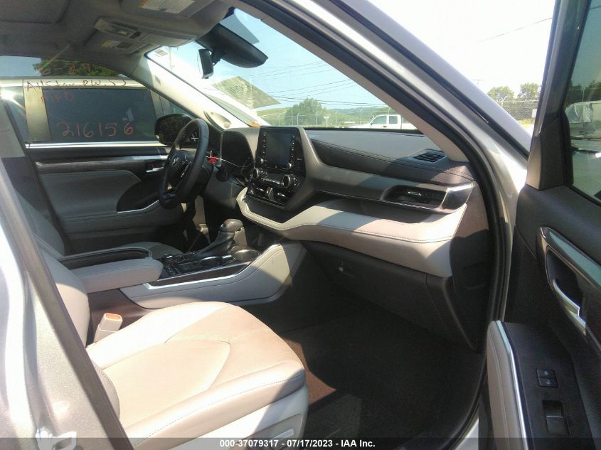 2022 TOYOTA HIGHLANDER LIMITED - 5TDDZRBH9NS216156