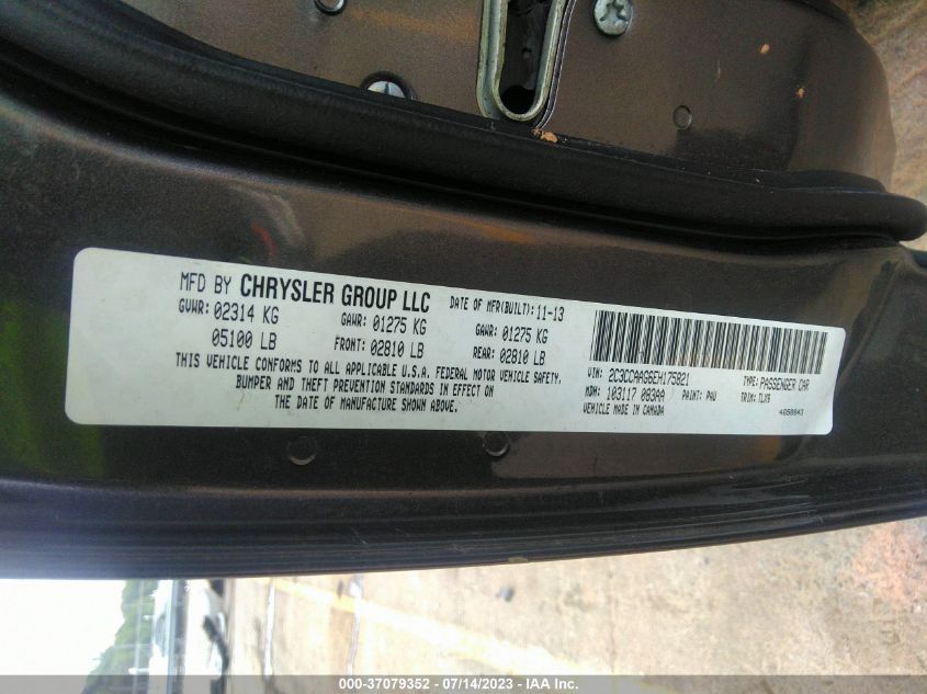 2014 CHRYSLER 300 - 2C3CCAAG6EH175821