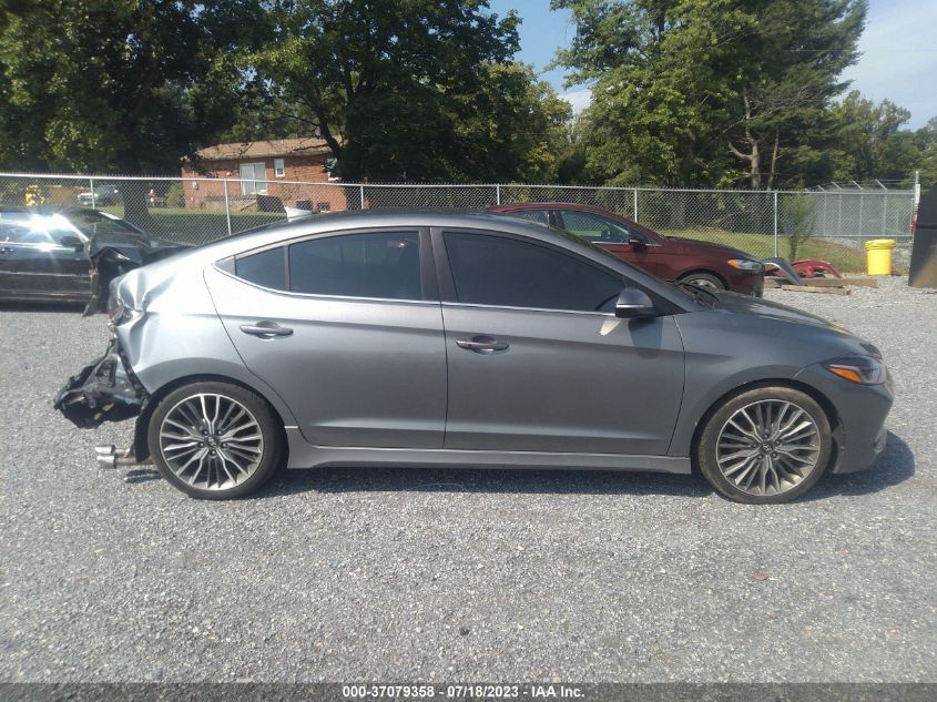 2017 HYUNDAI ELANTRA SPORT - KMHD04LB3HU344184