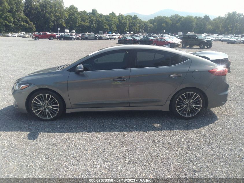 2017 HYUNDAI ELANTRA SPORT - KMHD04LB3HU344184
