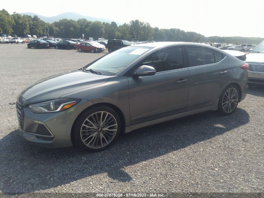 2017 HYUNDAI ELANTRA SPORT - KMHD04LB3HU344184