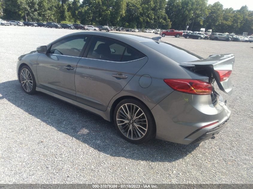 2017 HYUNDAI ELANTRA SPORT - KMHD04LB3HU344184