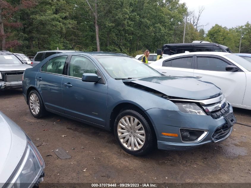 Lot #2534661797 2011 FORD FUSION HYBRID salvage car