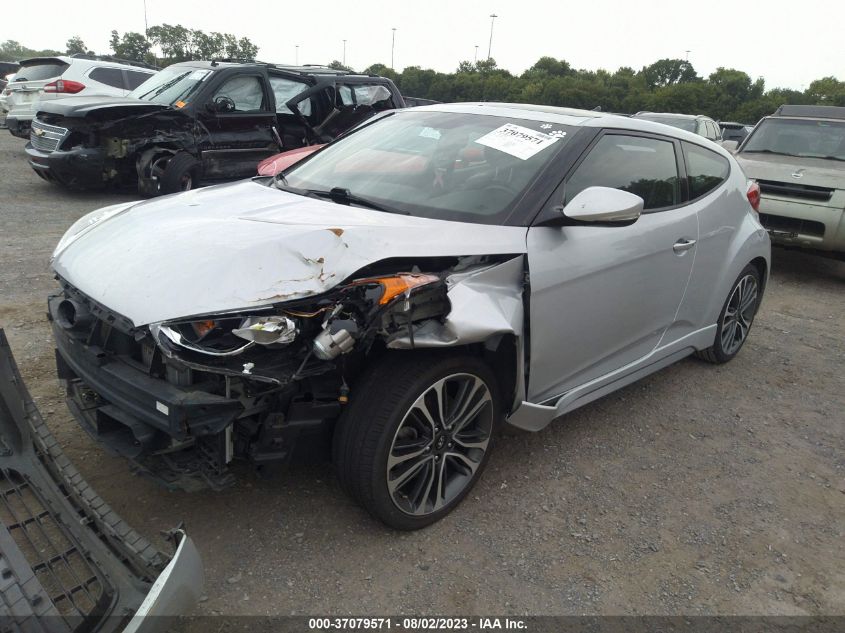 2016 HYUNDAI VELOSTER TURBO - KMHTC6AE9GU272529