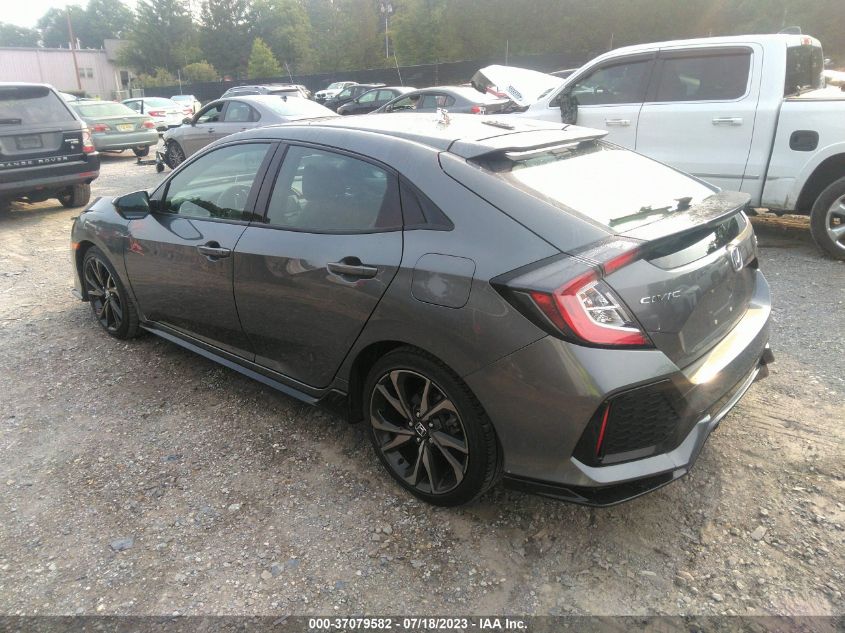 2017 HONDA CIVIC HATCHBACK SPORT TOURING - SHHFK7H9XHU426564
