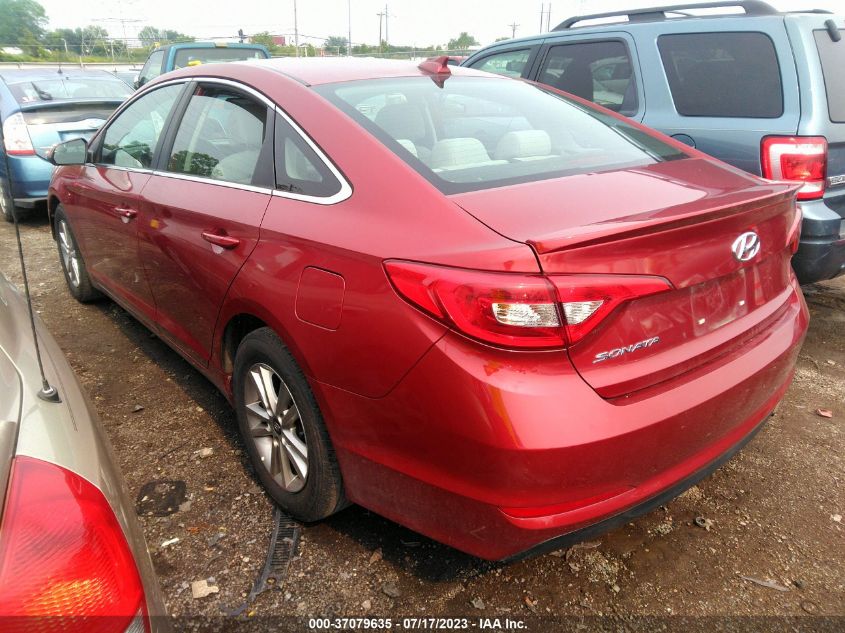 2016 HYUNDAI SONATA 2.4L SE - 5NPE24AF8GH340410