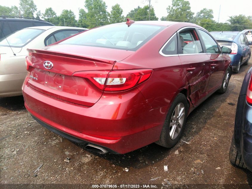 2016 HYUNDAI SONATA 2.4L SE - 5NPE24AF8GH340410