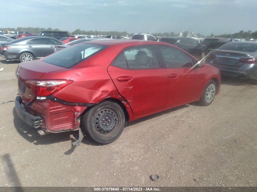 2017 TOYOTA COROLLA L/LE/XLE/SE - 5YFBURHEXHP665393