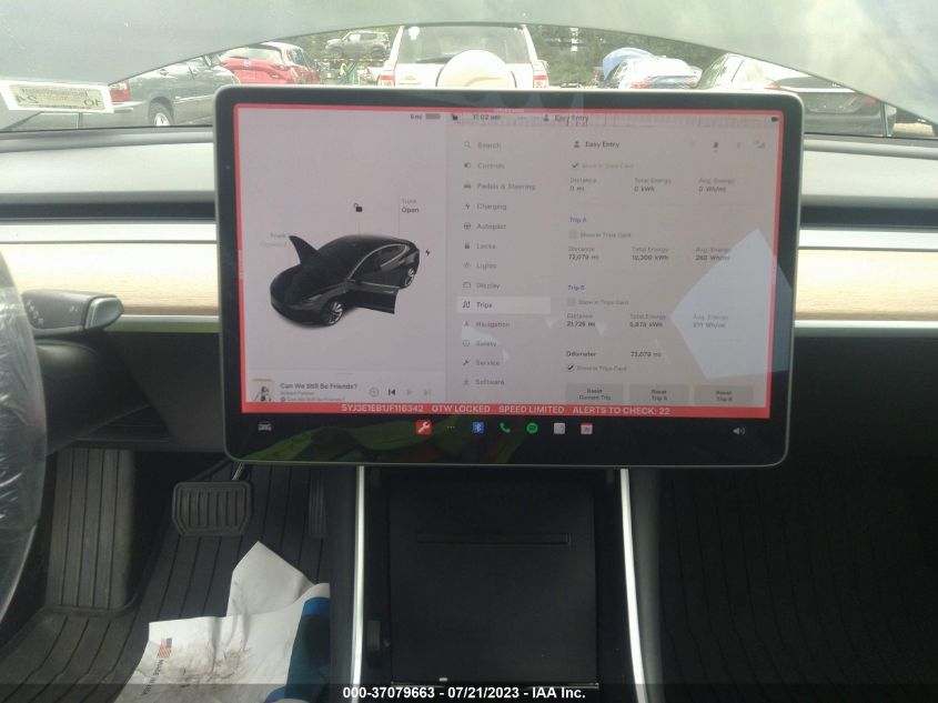 2018 TESLA MODEL 3 LONG RANGE - 5YJ3E1EB1JF116342