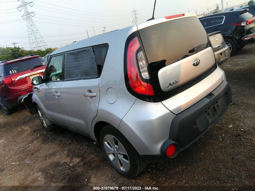 2015 KIA SOUL BASE - KNDJN2A27F7796280