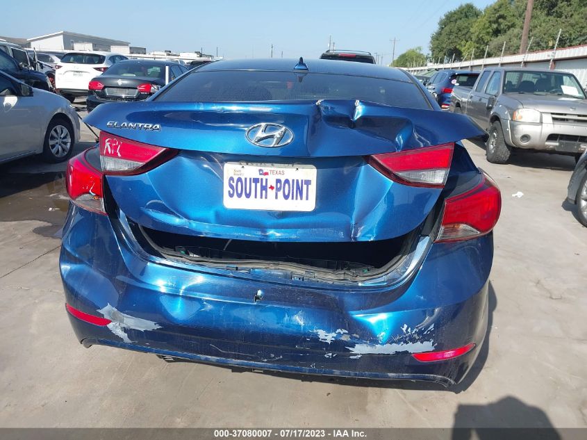 2016 HYUNDAI ELANTRA SE - 5NPDH4AE7GH748611